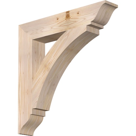 Ekena Millwork Thorton Traditional Smooth Bracket, Douglas Fir, 5 1/2"W x 32"D x 32"H BKT06X32X32THR01SDF
